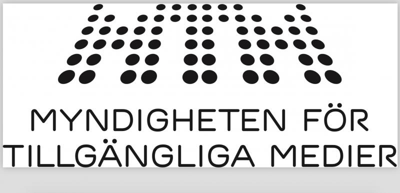 MTM:s logga, där små punkter formar bokstäver.
