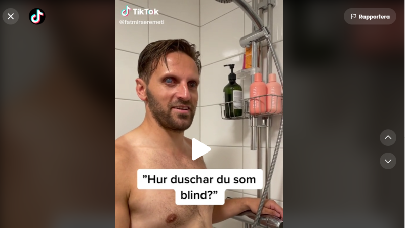 En Tiktokare berättar