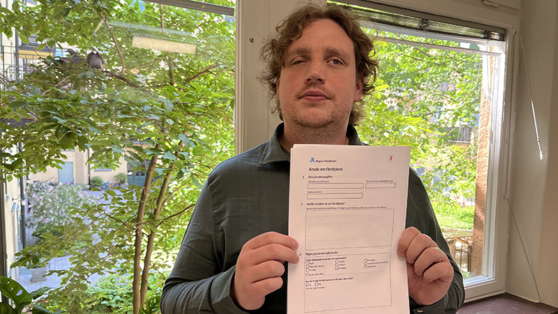 Positiv känsla för färdtjänstens nya ansökningsblankett 