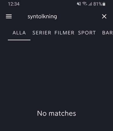 Mer syntolkat på playtjänsterna