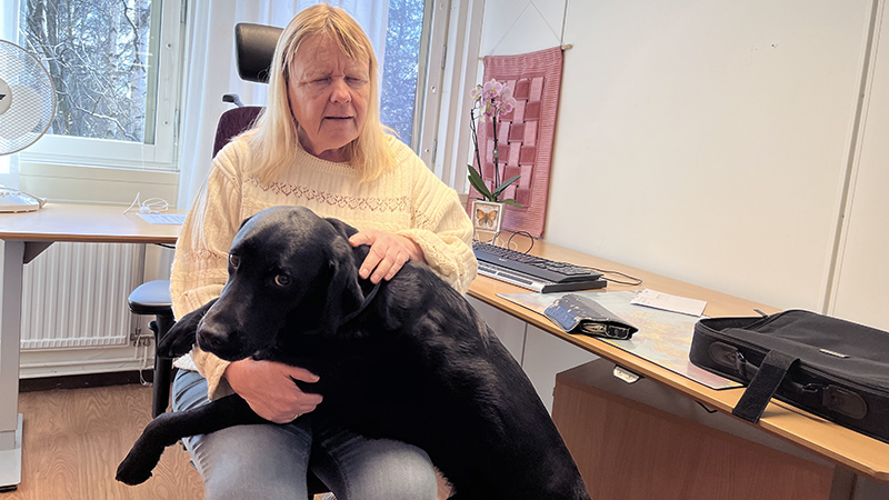 Hundfantasten Elisabeth ny chefshandläggare  på ledarhundsverksamheten